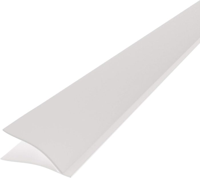 Fin Shaped, Silicone  Stripping Door Seal and Window Seal, Self Adhesive (White)