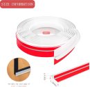 Stripping 20Ft Door Draft Stopper Silicone Seal Strip Draft Blocker Gaps Seal for Door Window Bathroom??T-Shaped 1.38In Width??