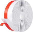 New Thickened Upgraded 2Inch (W) x 20FT(L) Door  Stripping, Extra Thick 2mm Door Draft Stopper Silicone Seal Strip, Draft Seal Tape for Doors Windows and Shower Glass Gap