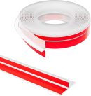 T-Shaped Door Draft Stopper, 1.97 in x 20 Ft Silicone Seal Strip for Windows Gaps, 1.8mm Thickest Seal Strip  Stripping Shower Sweep, Clear
