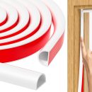 23ft  Stripping Door Seal, Silicone  Stripping Self Adhesive Door Seal Strip for Door Frame/Window (White 3/8"(W)??1/4"??T) ??23ft(L)