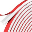 Sealing Strip Door Seal, New D-Shaped Silicone Self Adhesive Window  Stripping, for Door/Window/Automotive Seal??20FT White 3/8"W ?? 1/4"T??