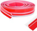 T-Shaped Door Draft Stopper 1.37IN x 10FT Clear Silicone  Stripping Door Seal Strip Double-Sided Self Adhesive Seal Strip for Side of Door Frame, Window, Shower Glass, Gap